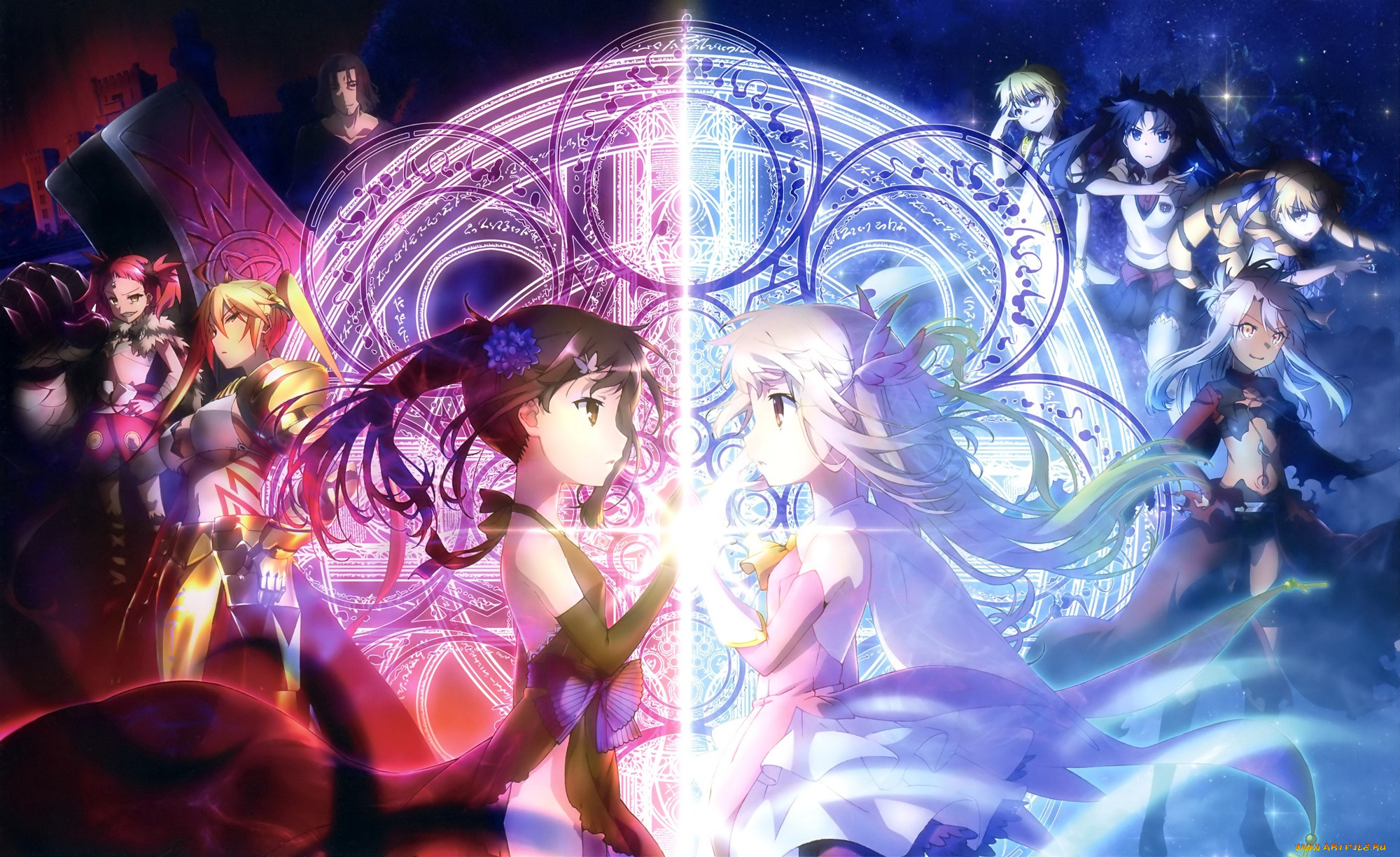 , fate, stay night, kaleid, liner, prisma, illya